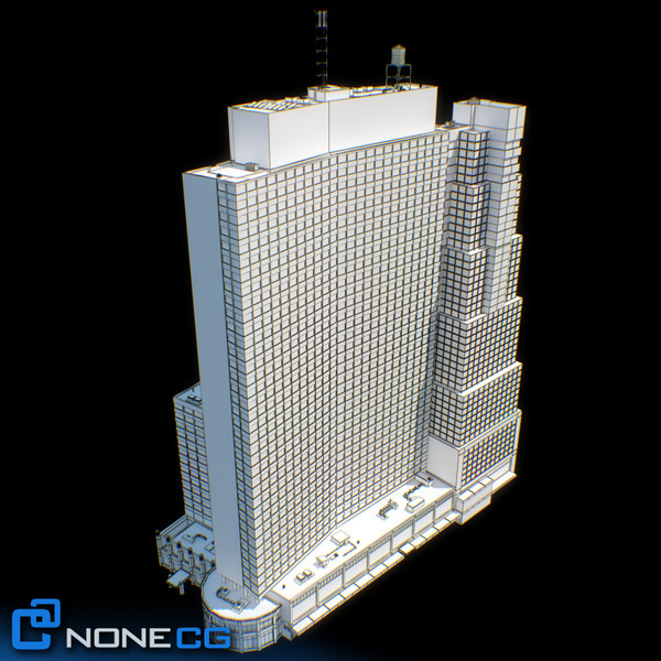 3d sheraton 7th avenue building - NYC Building Sheraton 7th Avenue... by NONECG